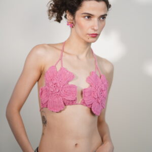 Fashion Strawberry Crochet Bralette